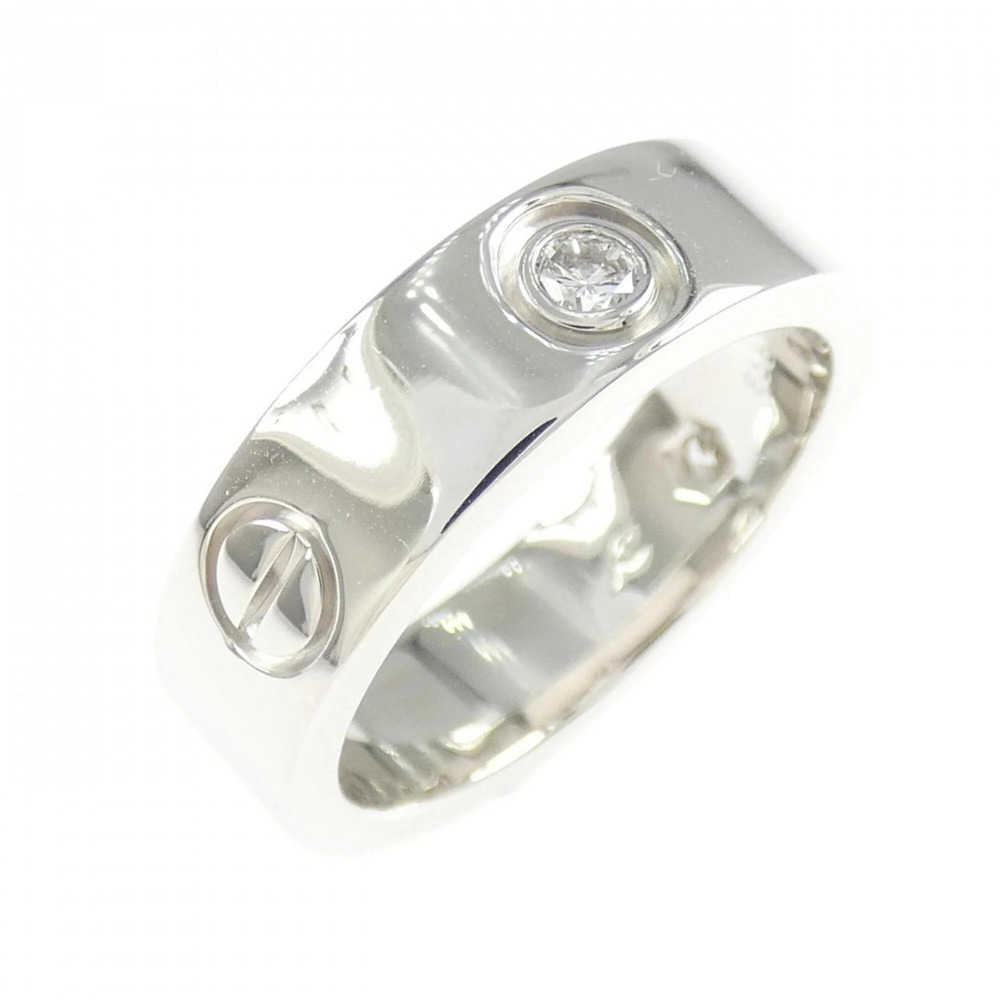 CARTIER Silver Diamond Love Ring